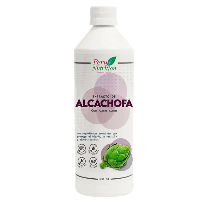 EXTRACTO DE ALCACHOFA 600ML PERU NUTRITION