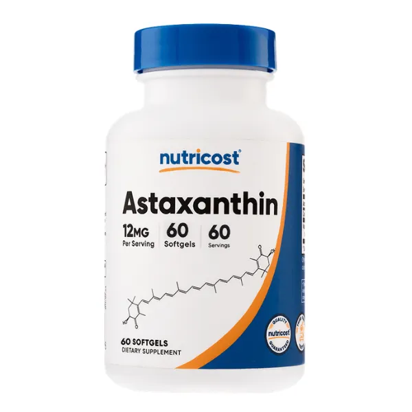 Astaxantina 12mg 60 cápsulas NUTRICOST