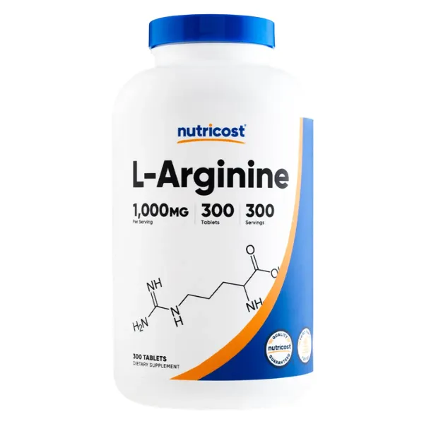 L-Arginine 1000mg 300 tabletas  NUTRICOST
