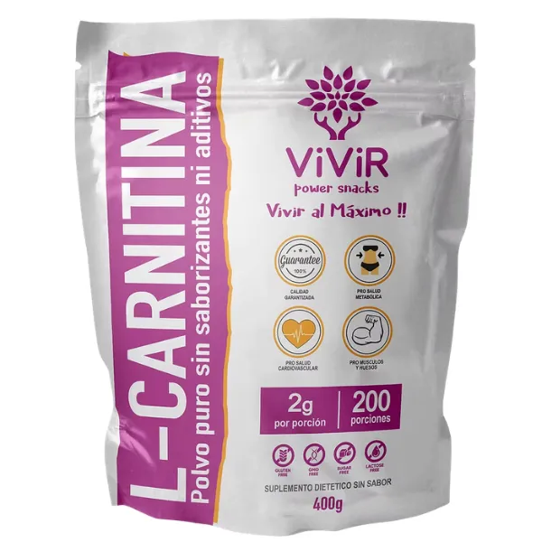 L-Carnitina pura 400g VIVIR POWER