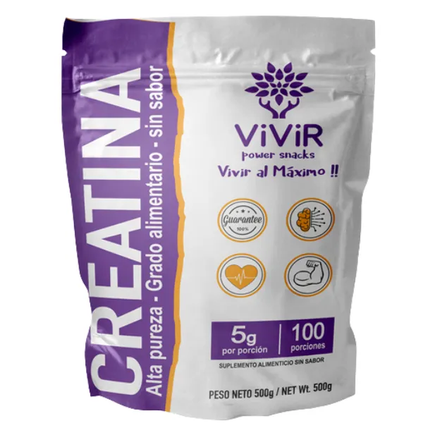 Creatina Monohidratada 500g VIVIR POWER