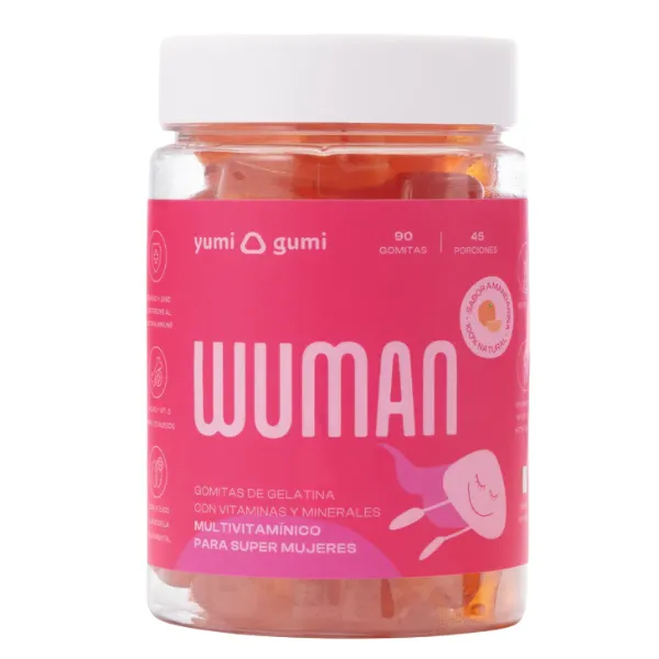 Wuman 90und Gomitas sabor mandarina YUMI GUMI