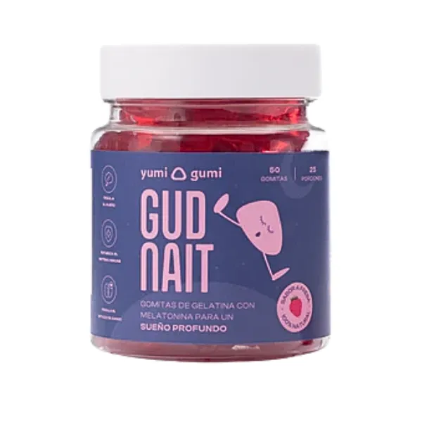 Gud Nait 50und Gomitas sabor fresa YUMI GUMI