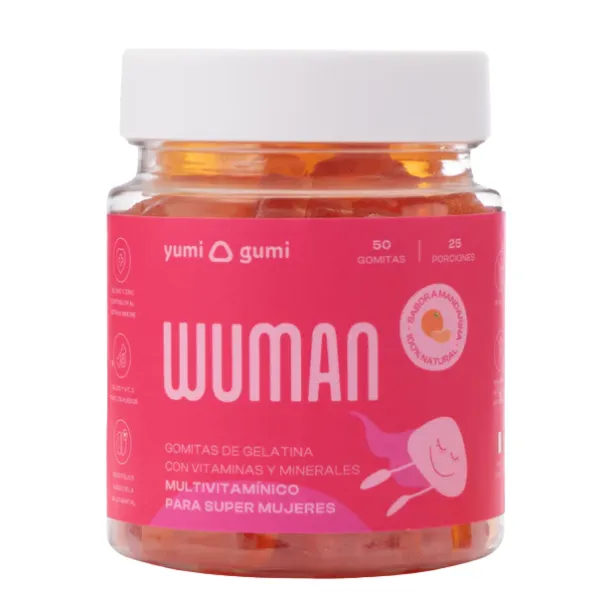 Wuman 50und Gomitas sabor mandarina YUMI GUMI
