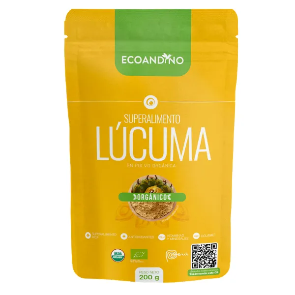 Lúcuma en Polvo Orgánica 200g ECOANDINO