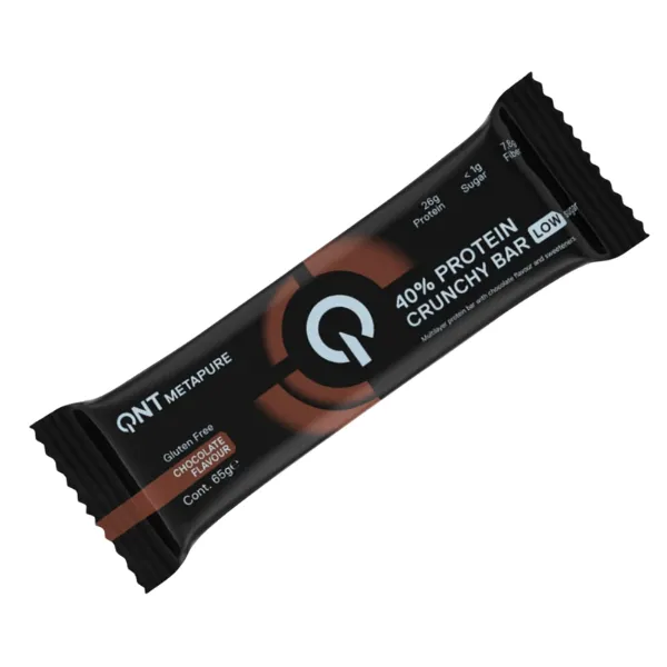Barra de Proteína Crunchy de Chocolate 65gr QNT