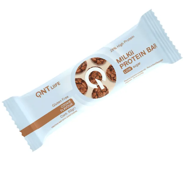 Barra De Proteína Milkii Bar 60gr Cookies QNT
