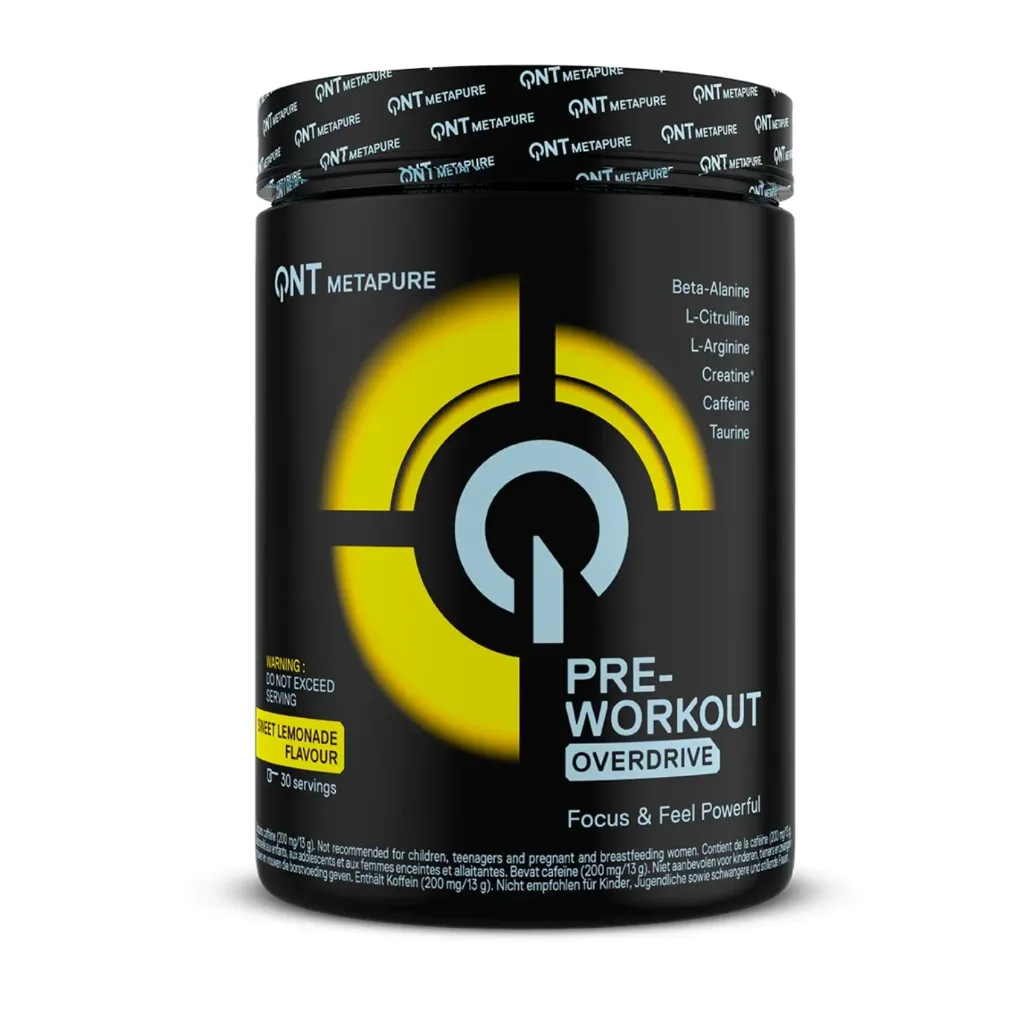 Pre-Workout Metapure Overdrive LIMON 390g QNT