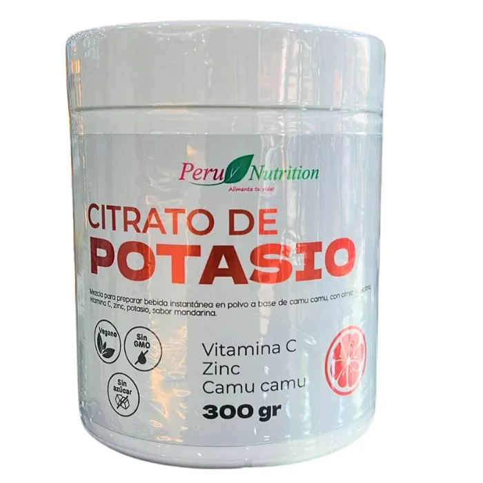 Citrato de Potasio 100 capsulas 800mg Bio Aurora
