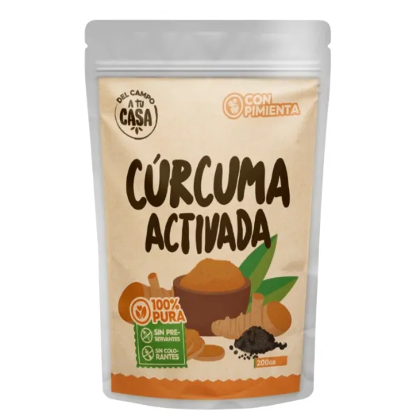 Cúrcuma Activada 200g DEL CAMPO A TU CASA
