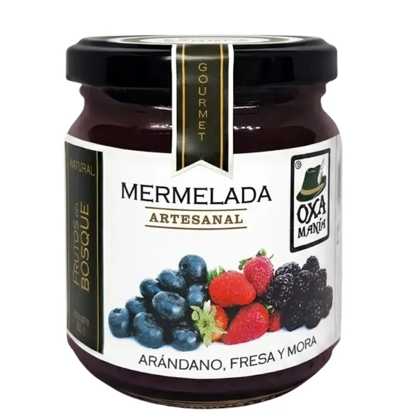 Mermelada de Frutos del Bosque con panela 220g OXAMANIA