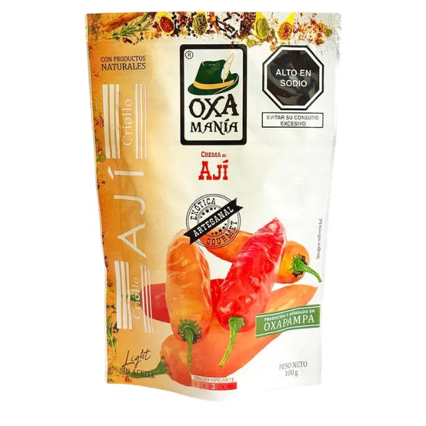 Crema de Ají criollo 100g OXAMANIA
