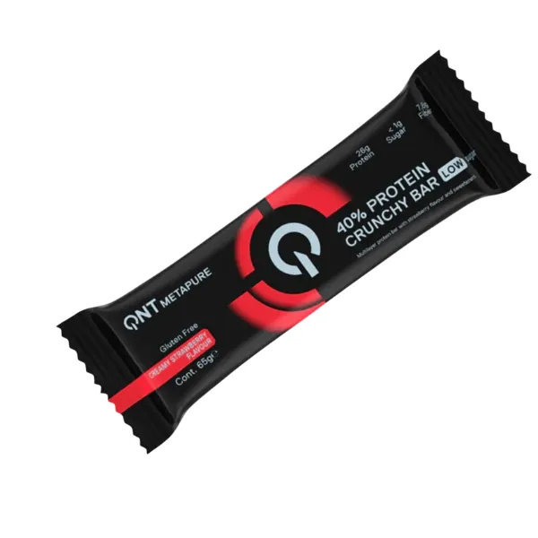 Barra de Proteína Crunchy creamy Strawberry 65gr QNT