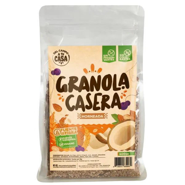 Granola Casera 400g DEL CAMPO A TU CASA
