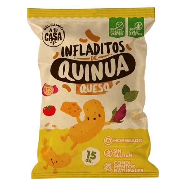 Infladito sabor a queso 15 gr DEL CAMPO A TU CASA