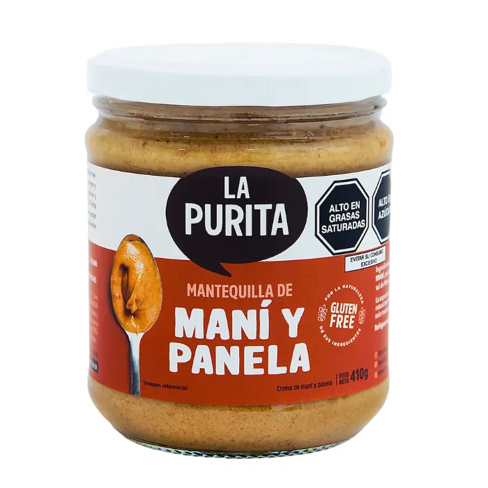 Mantequilla de Maní y Panela 410g La Purita