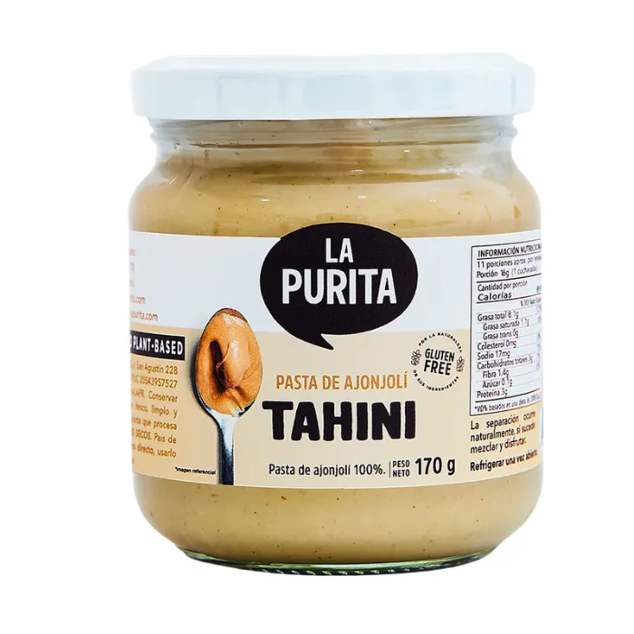 Pasta de Ajonjolí Tahini 170g La Purita