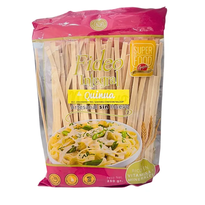 Fideo Integral De Quinua 250g Gopal