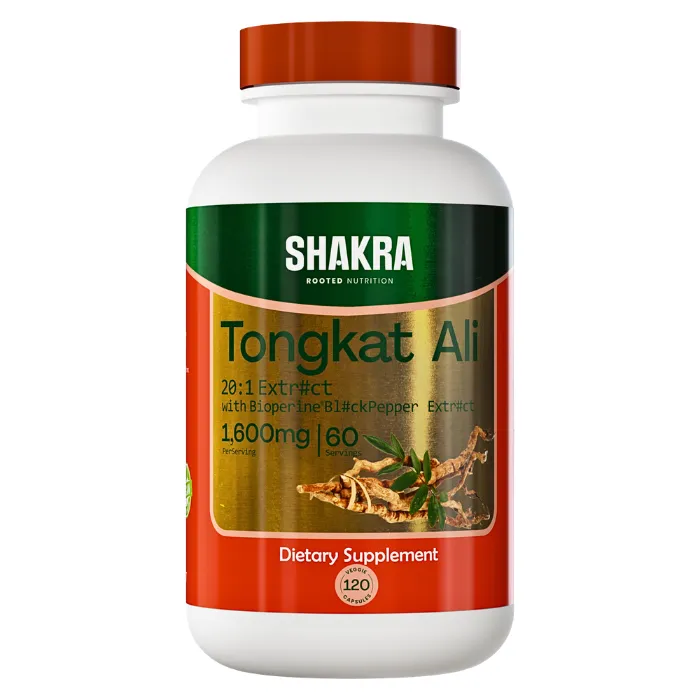 Tongkat Ali 1600mg 120 Cápsulas Shakra