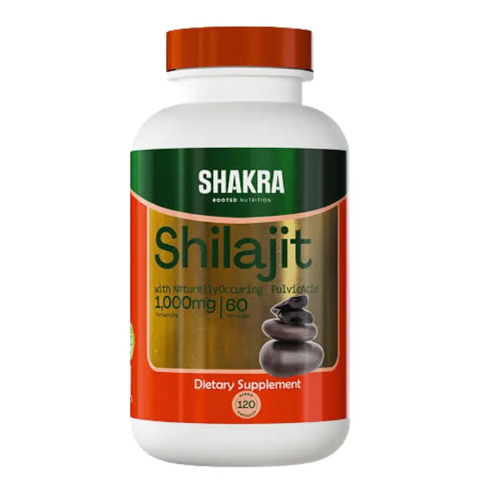 Shilajit 1000mg 120 Cápsulas Shakra