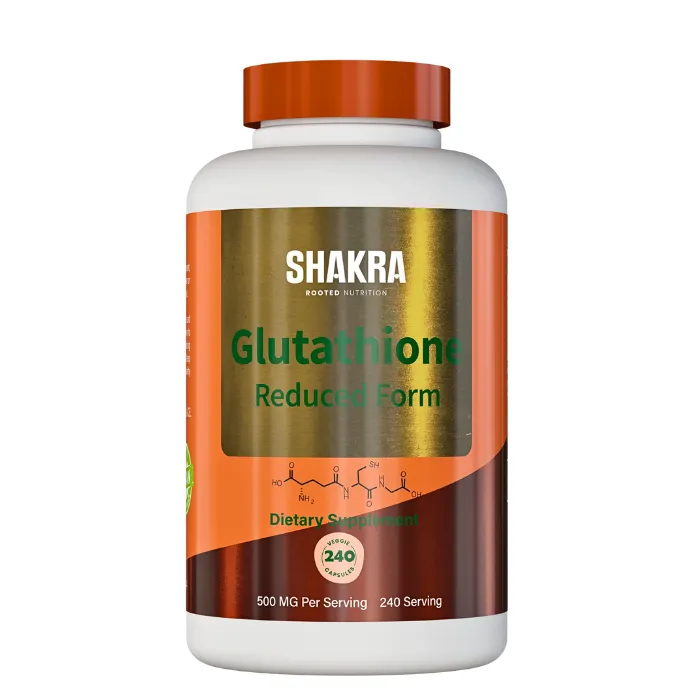 Glutathione Reduced Form 240 Capsulas Shakra