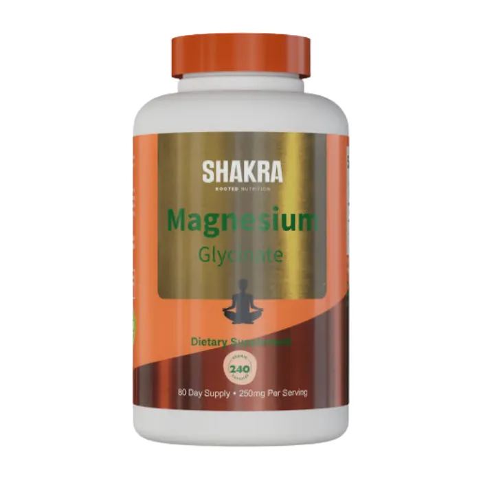 Glicinato De Magnesio 250mg 240 Capsulas Shakra