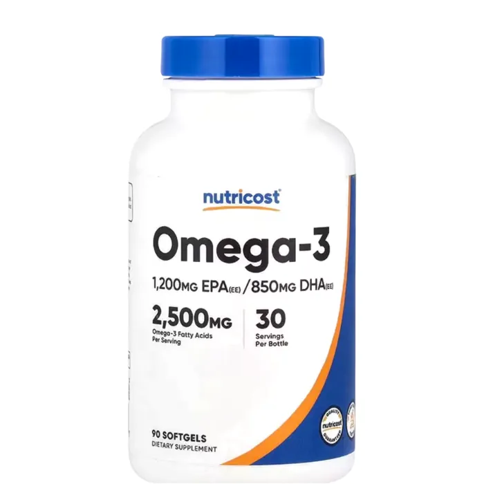 Omega 3 2500mg 90 Softgels Nutricost