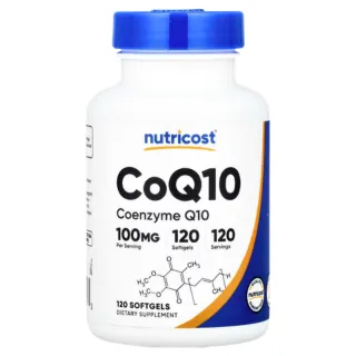 CoQ10 100mg 120 Capsulas Blandas Nutricost