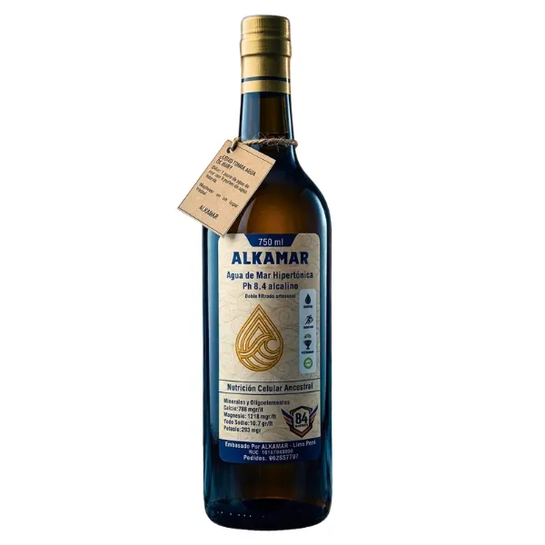 Agua De Mar Hipertónica 750ml Alkamar
