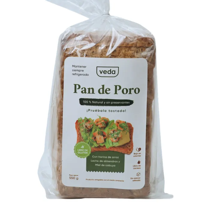 Pan De Poro 550gr Veda
