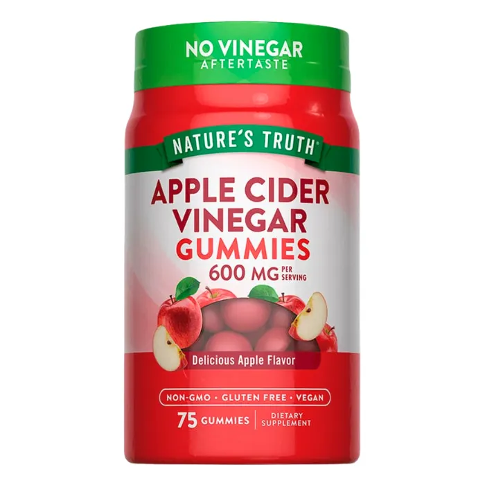 Apple Cider Vinegar 600mg 75 Gomitas Nature's Truth