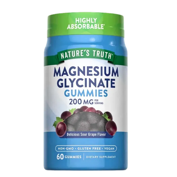 Glicinato de Magnesio 60 Gomitas Nature's Truth