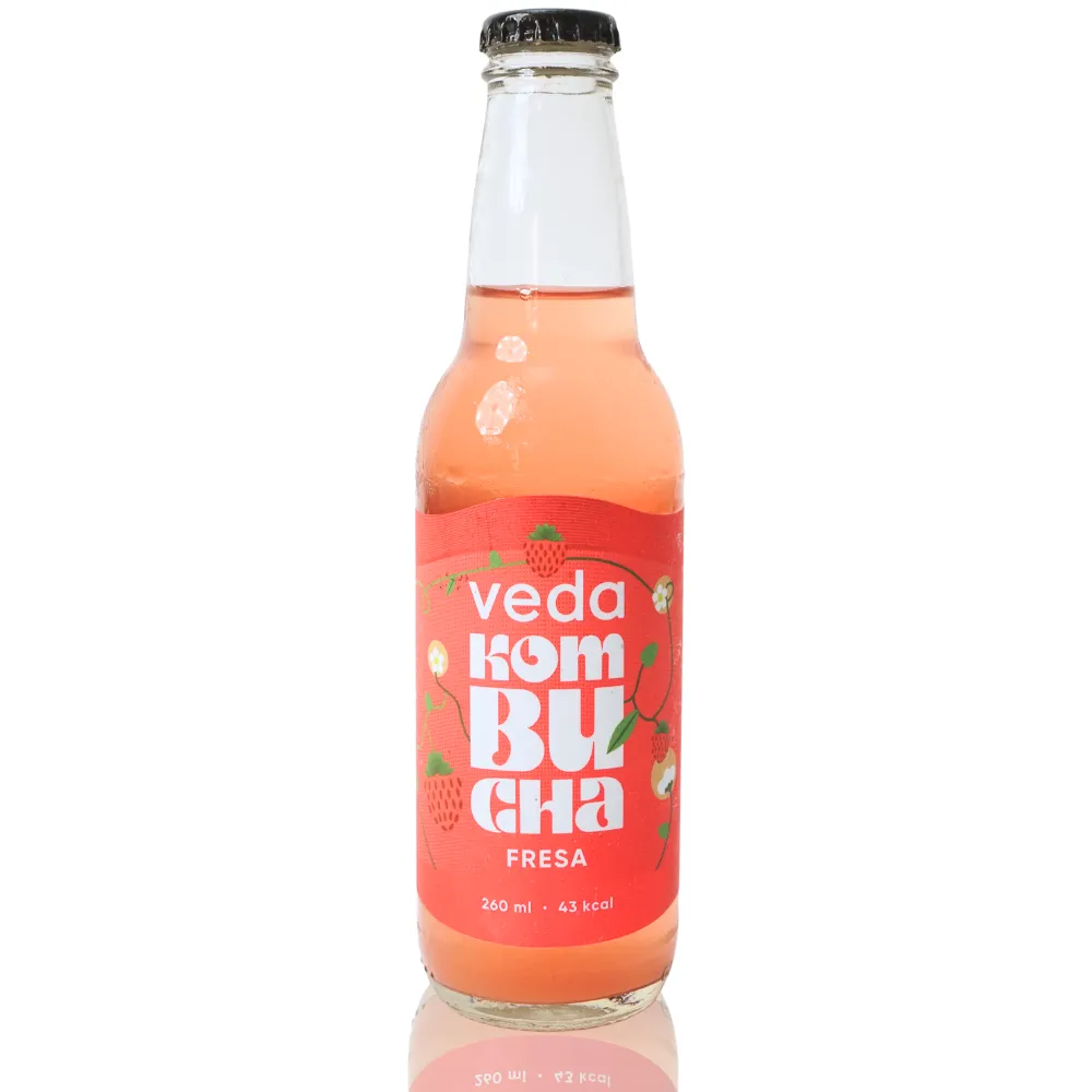 Kombucha Fresa 260ml Veda