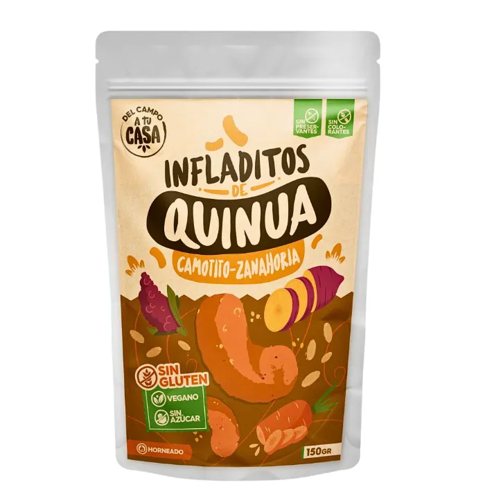 Infladitos Camotito - Zanahoria 150g DEL CAMPO A TU CASA