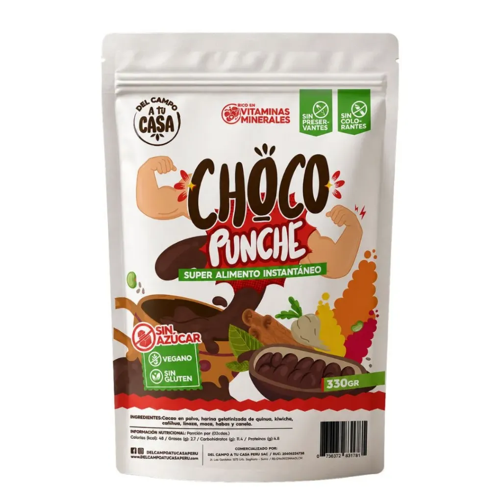 Choco Punche 330g Del Campo A Tu Casa