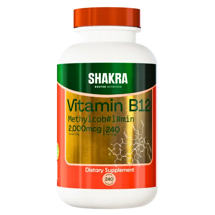 Vitamina B12 2000mcg 240 cápsulas SHAKRA