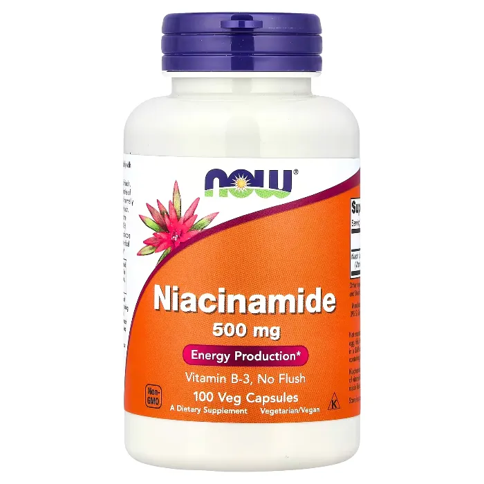 Niacin 500mg 100 capsulas Now