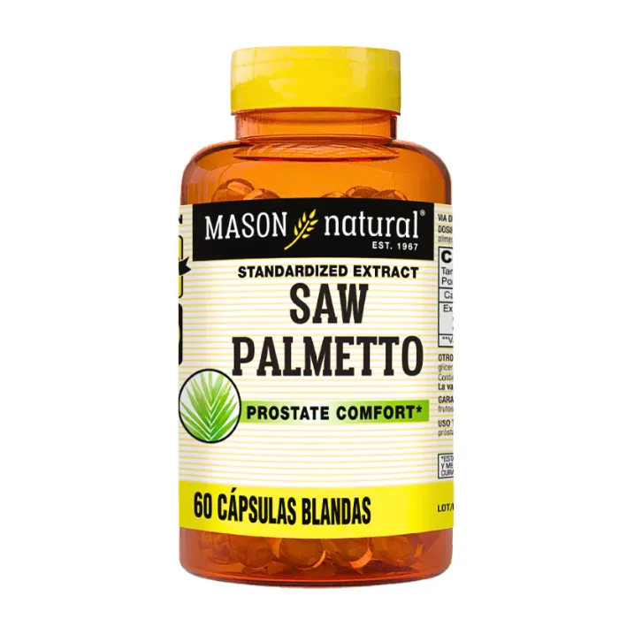 Saw Palmetto 500mg 60 capsulas Mason Natural