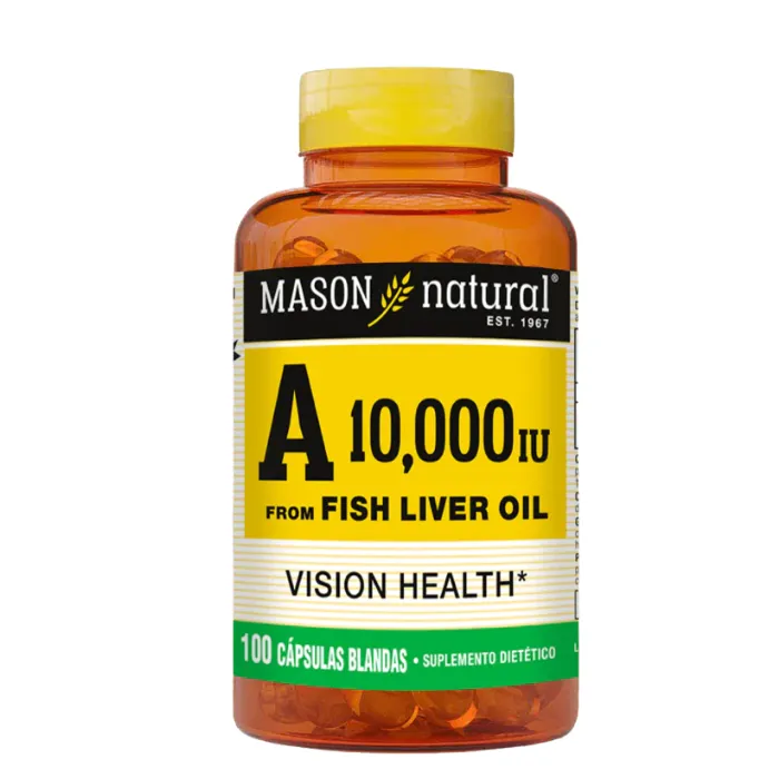 Vitamina A 10000IU 100 softgels Mason Natural