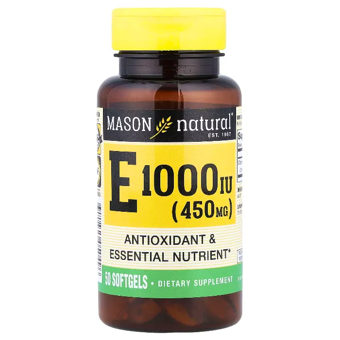 VITAMINA E 1000 IU 50 SOFTGELS MASON NATURAL