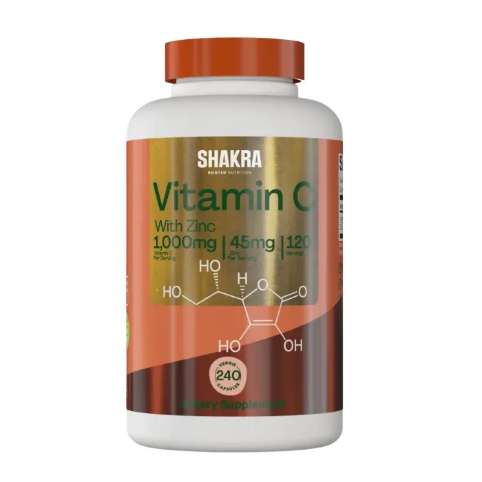 Vitamina C con Zinc 1000mg 240 Capsulas Shakra