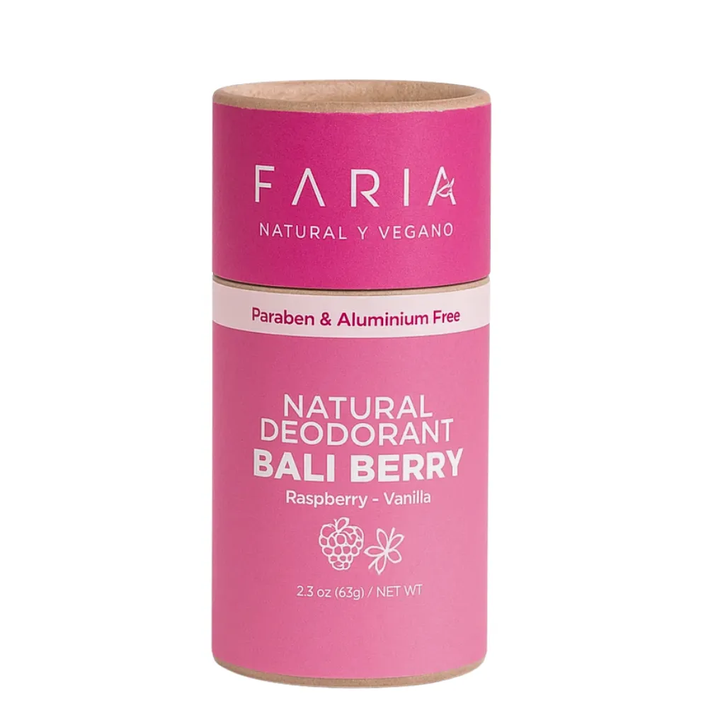 Desodorante Organico Bali Berry frutos rojos FARIA