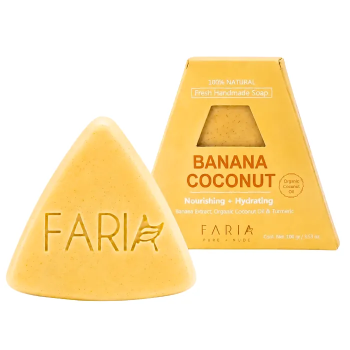 Jabon Facial Banana, Coco & Turmeric FARIA