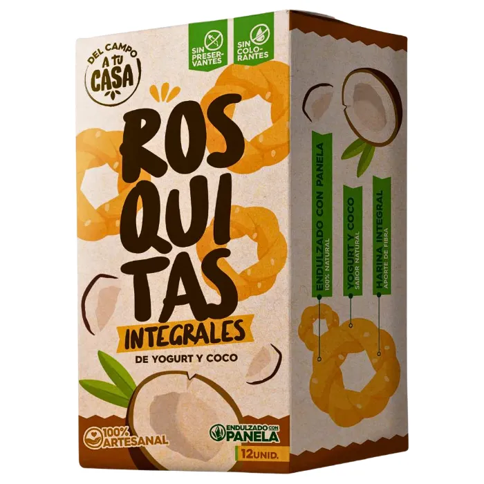 Rosquitas de Yogurt y Coco 12 unidades DEL CAMPO A TU CASA