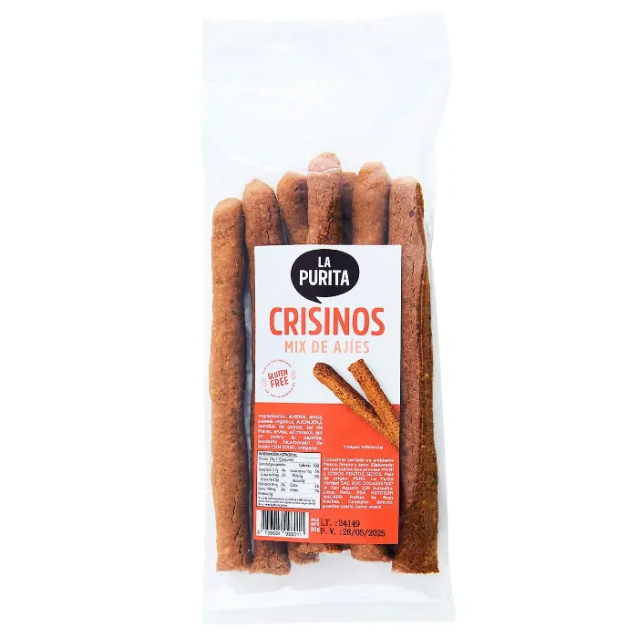 Chips de maiz y sal marina 200g LA PURITA