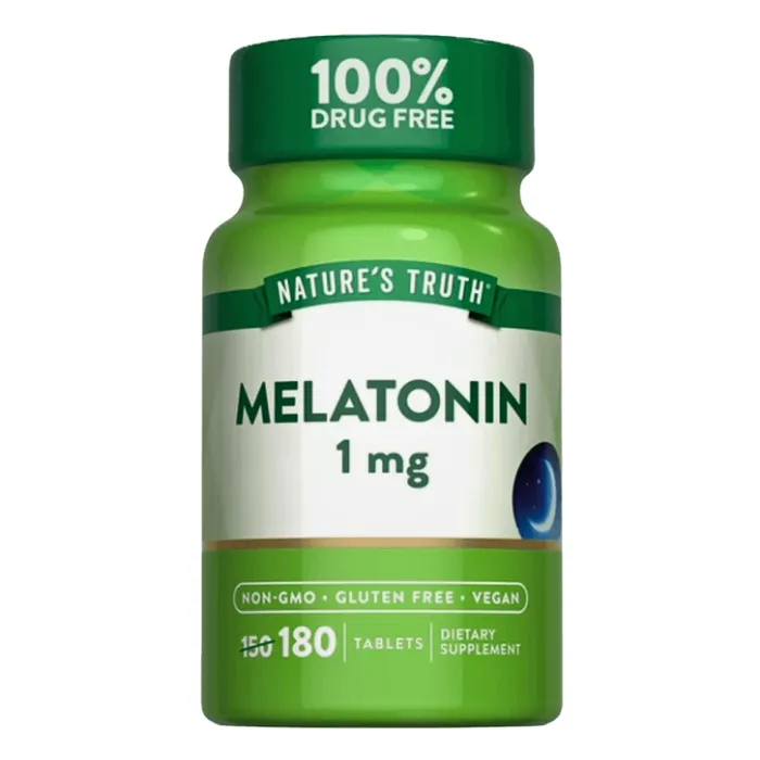 Melatonin 1mg 180 tabletas NATURE´S TRUTH