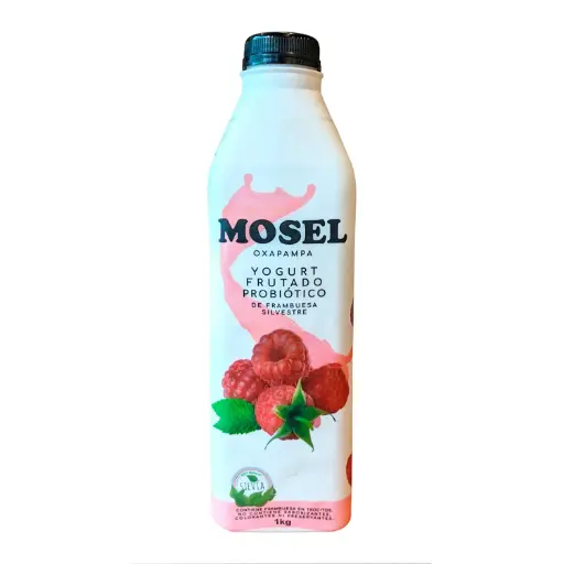 [MNH001487] Yogurt Probiótico Frambuesa Silvestre 1Lt - Mosel