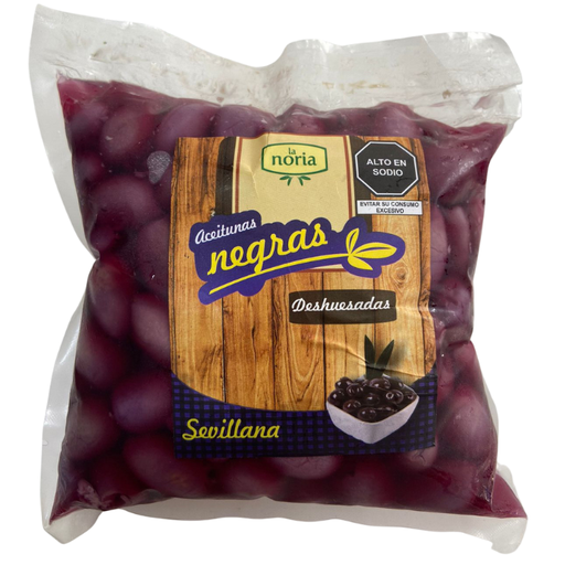 Aceitunas Negras Deshuesadas 500g La Noria