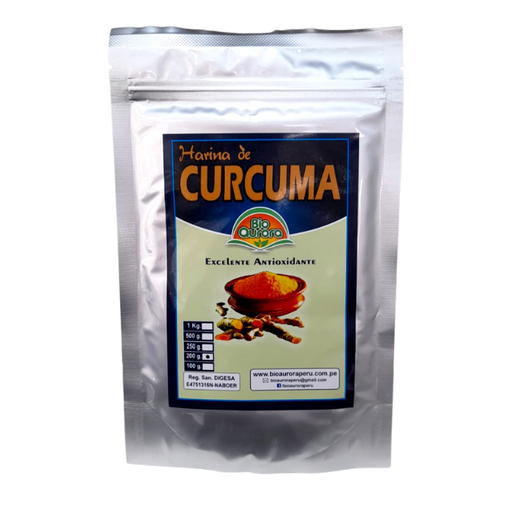 [MNH500] Harina de Cúrcuma 200g Bio Aurora