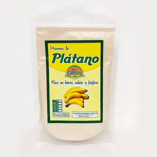 [MNH000749] Harina de Plátano 200g - Bio Aurora